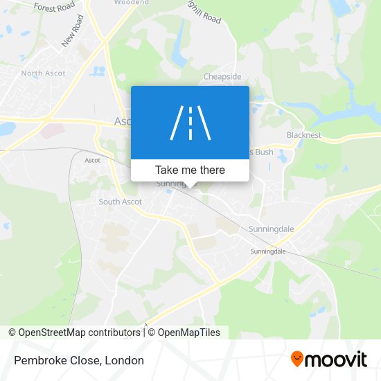 Pembroke Close map