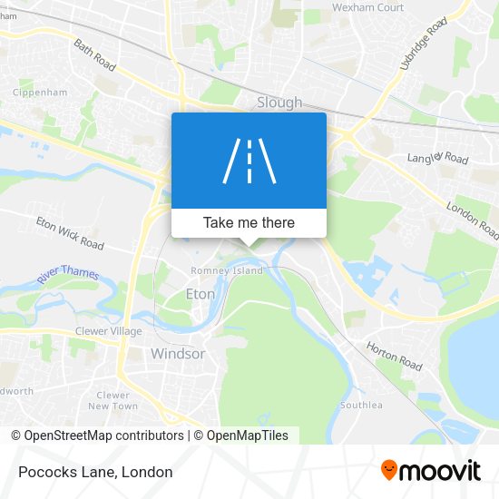Pococks Lane map