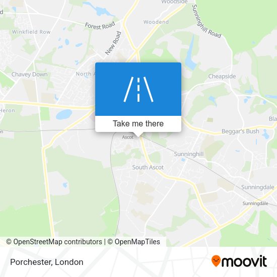 Porchester map