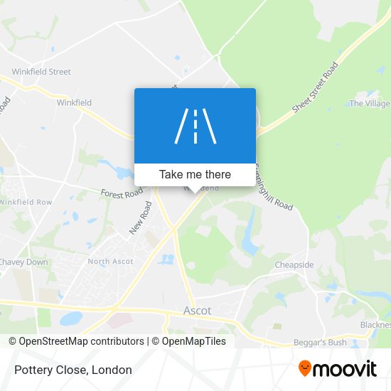Pottery Close map
