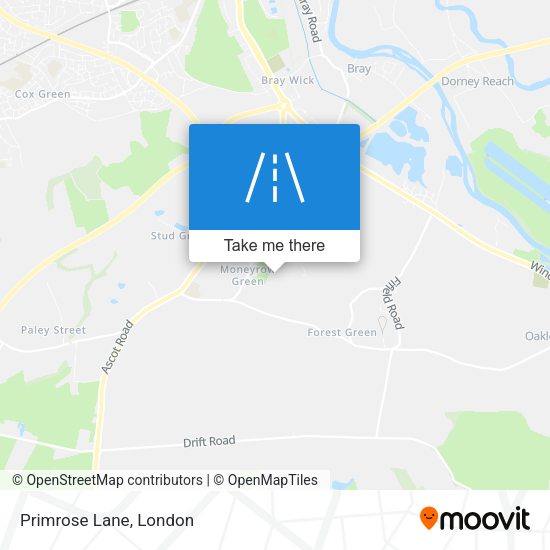 Primrose Lane map