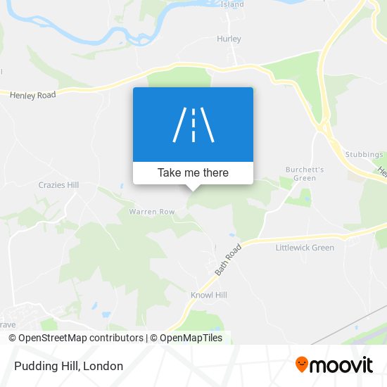 Pudding Hill map