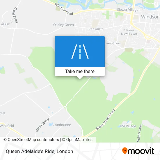Queen Adelaide's Ride map