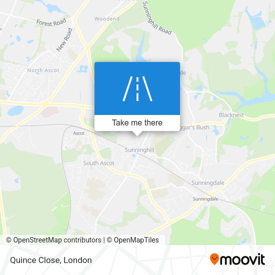 Quince Close map