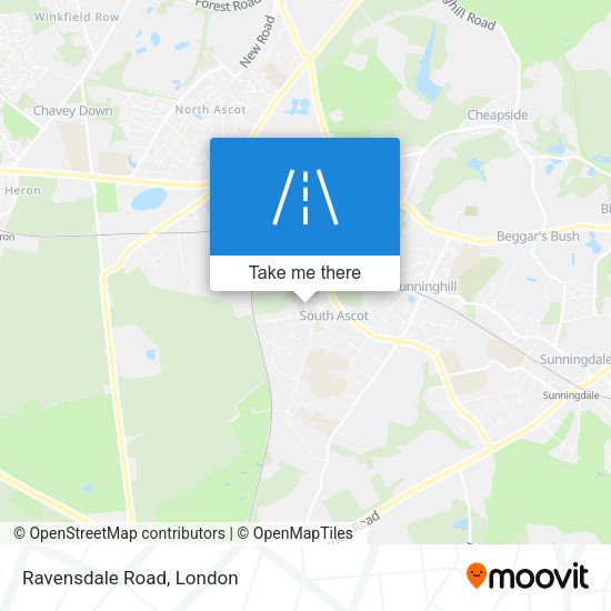 Ravensdale Road map