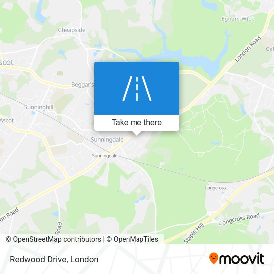 Redwood Drive map