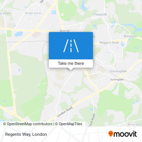 Regents Way map