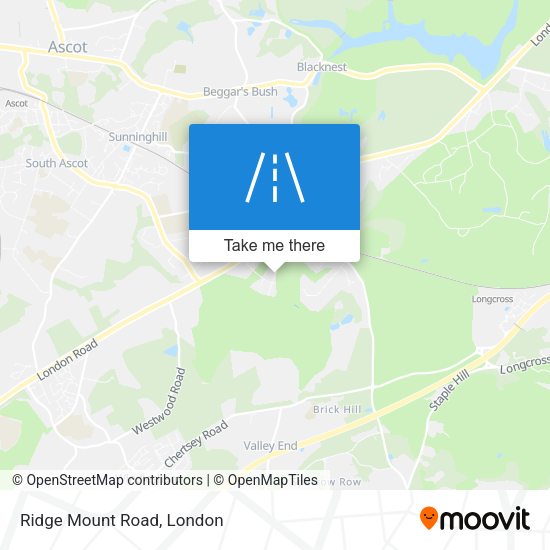 Ridge Mount Road map