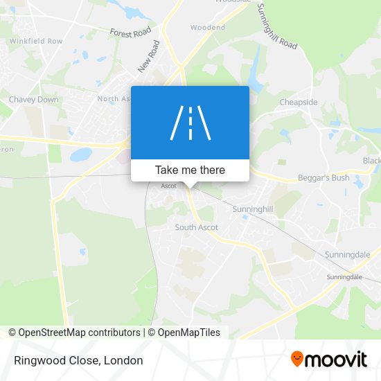 Ringwood Close map