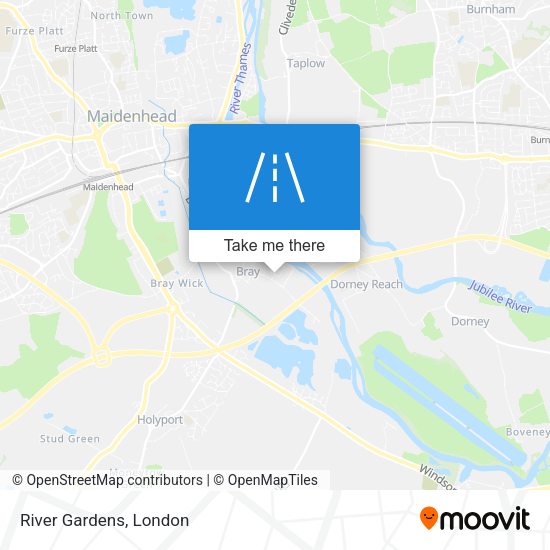 River Gardens map