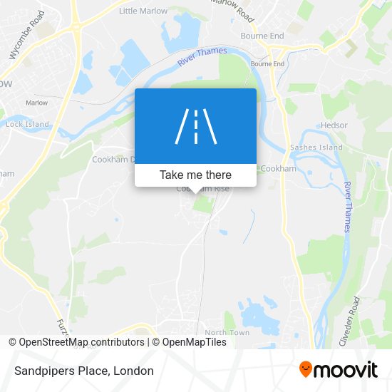 Sandpipers Place map
