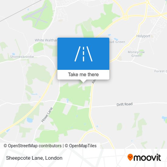 Sheepcote Lane map