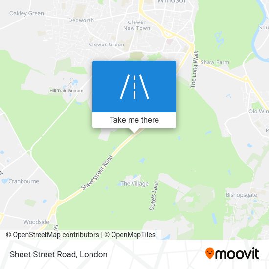 Sheet Street Road map