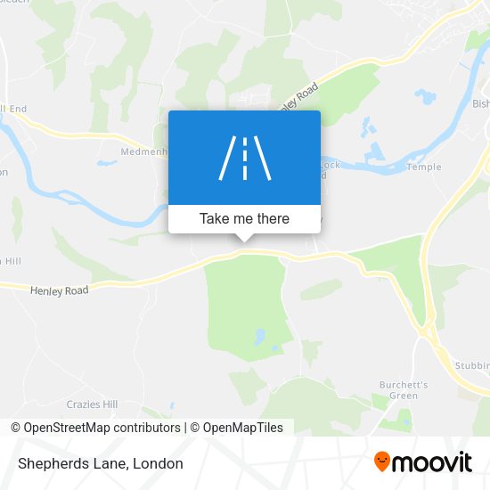 Shepherds Lane map