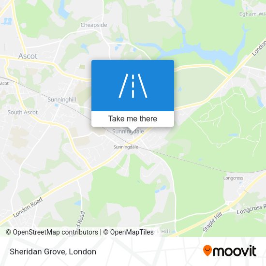 Sheridan Grove map