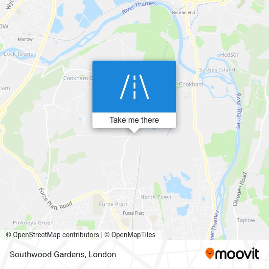 Southwood Gardens map