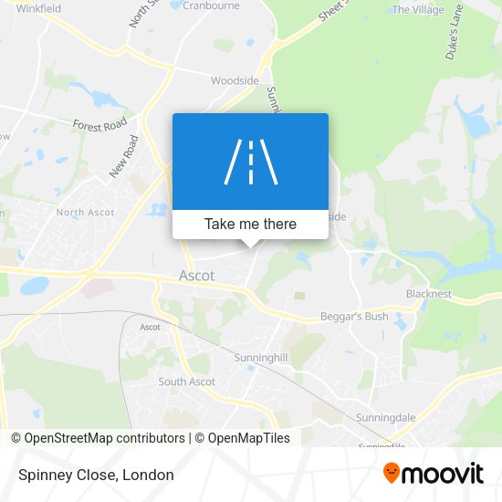 Spinney Close map