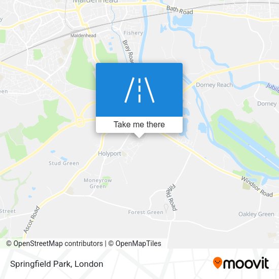 Springfield Park map