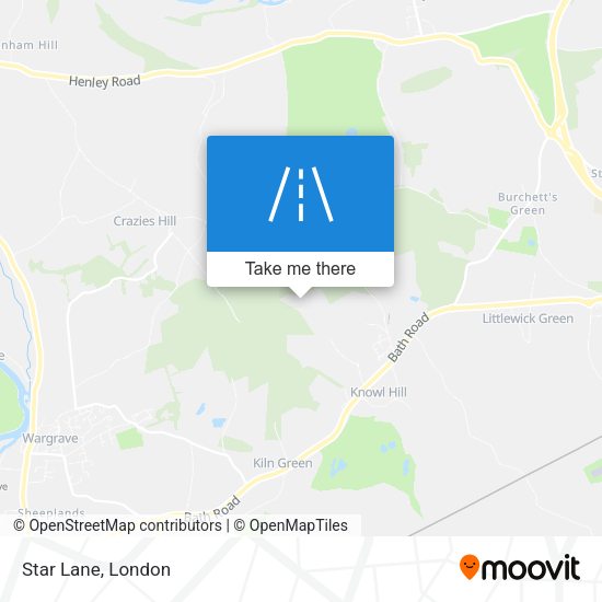 Star Lane map
