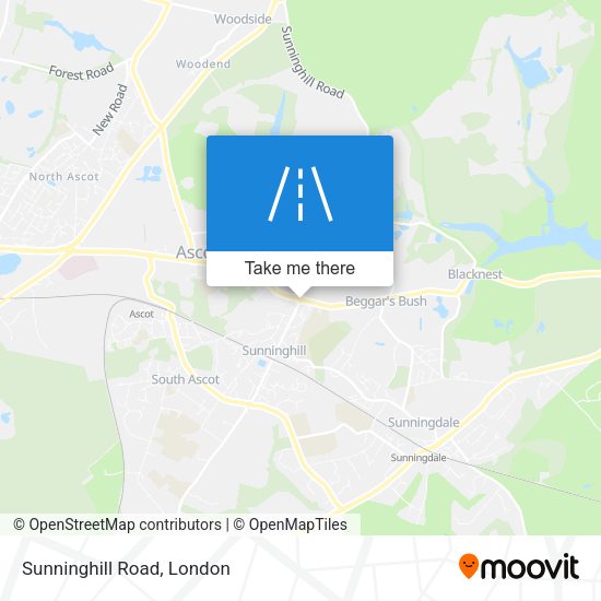 Sunninghill Road map