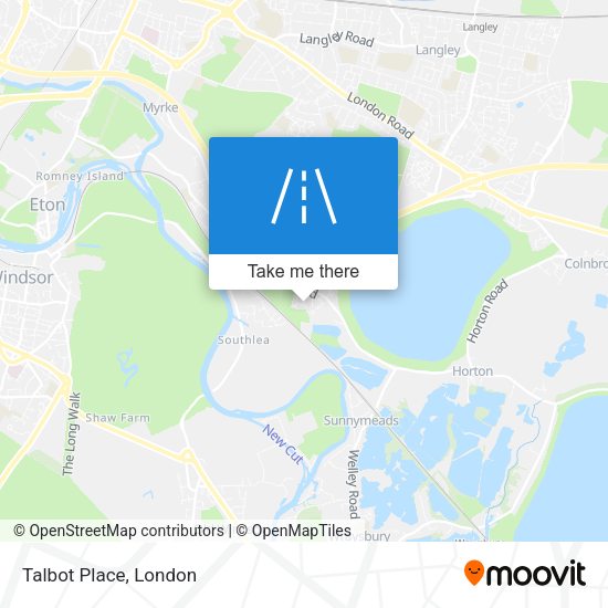 Talbot Place map