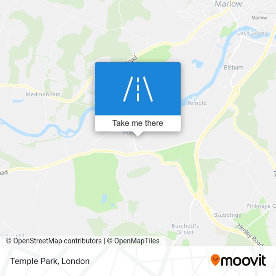 Temple Park map