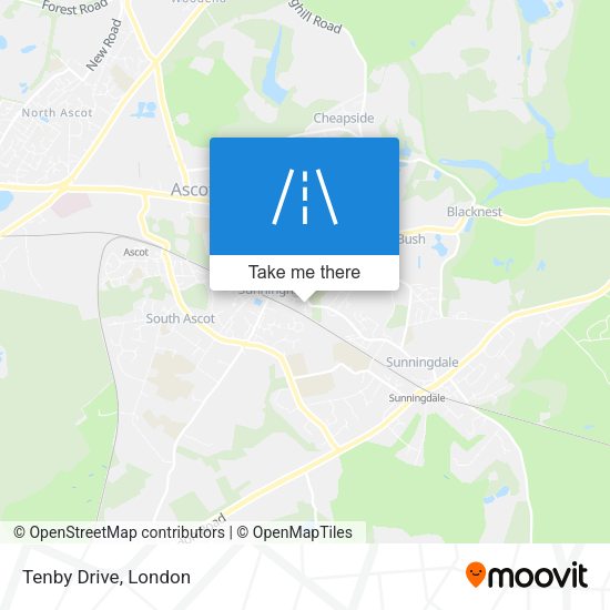 Tenby Drive map