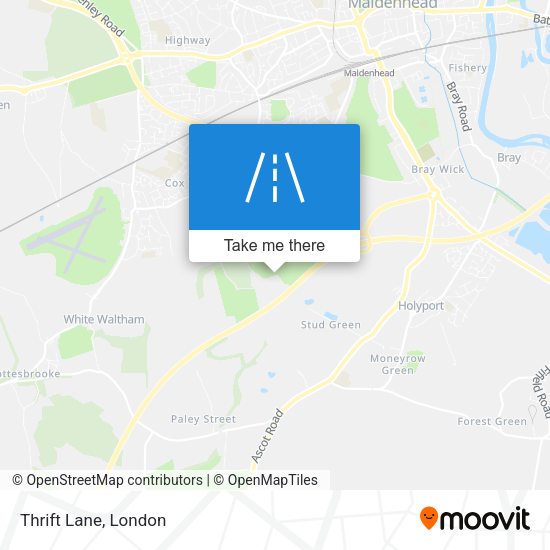 Thrift Lane map