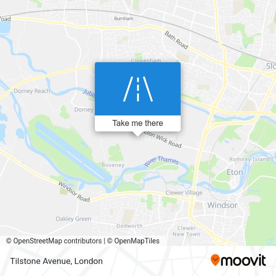 Tilstone Avenue map
