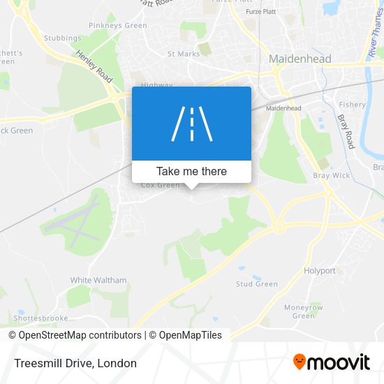 Treesmill Drive map