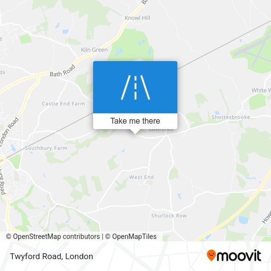 Twyford Road map