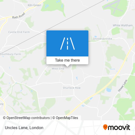 Uncles Lane map