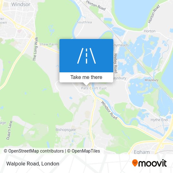 Walpole Road map