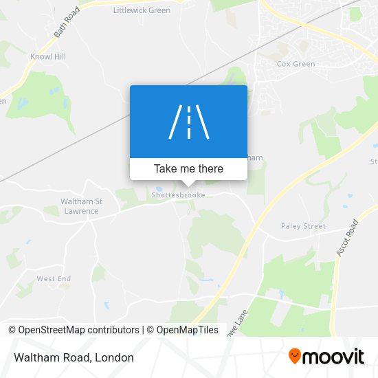 Waltham Road map
