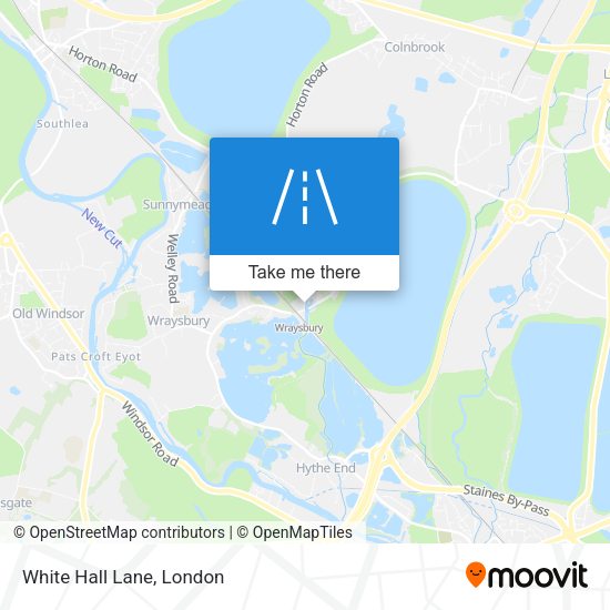 White Hall Lane map