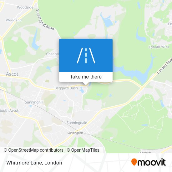 Whitmore Lane map