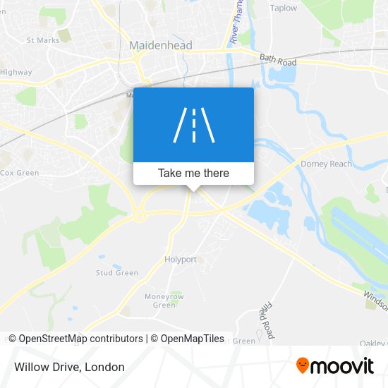 Willow Drive map