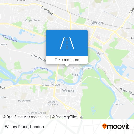 Willow Place map