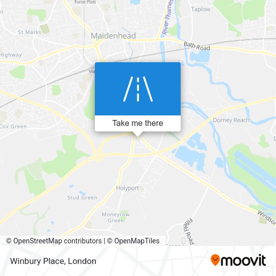 Winbury Place map