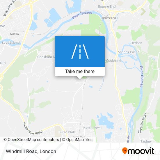 Windmill Road map