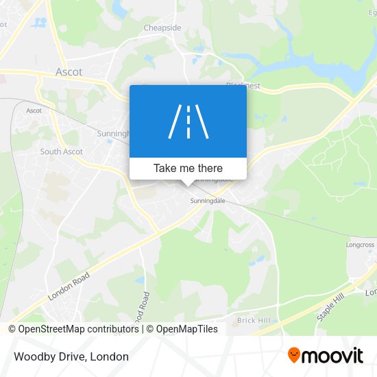 Woodby Drive map
