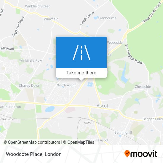 Woodcote Place map