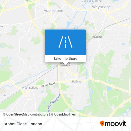 Abbot Close map