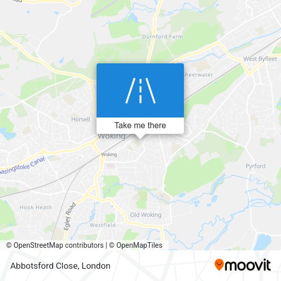 Abbotsford Close map