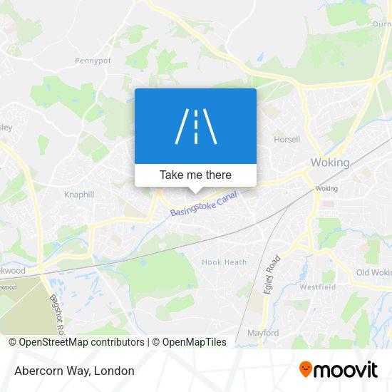 Abercorn Way map