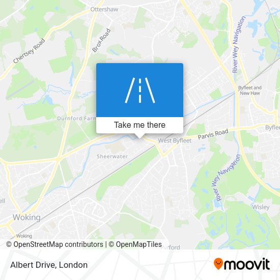 Albert Drive map