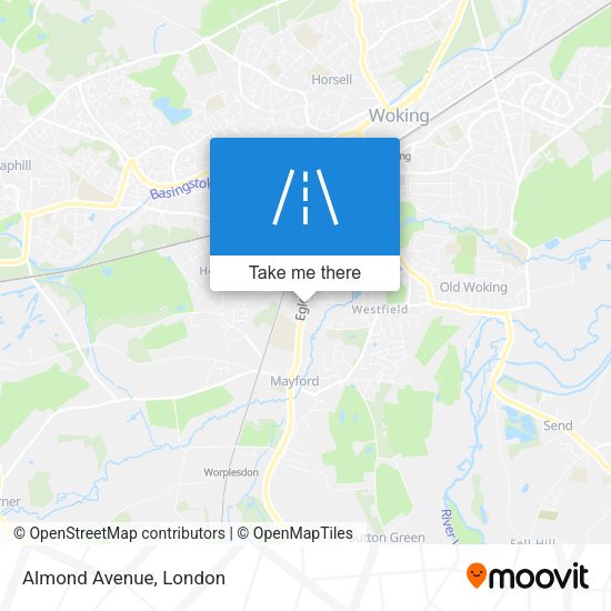 Almond Avenue map