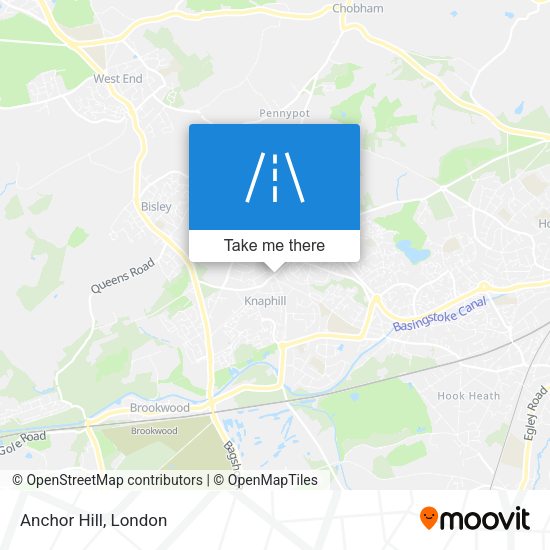 Anchor Hill map