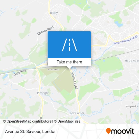 Avenue St. Saviour map