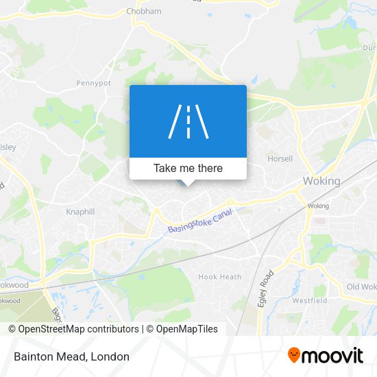 Bainton Mead map